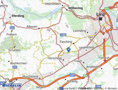 Mapa MICHELIN Thening - ViaMichelin