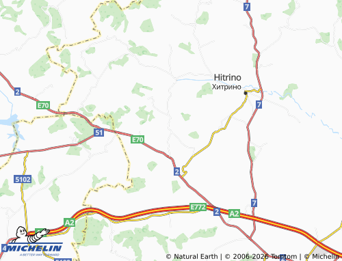 Mappa MICHELIN Razvigorovo - ViaMichelin