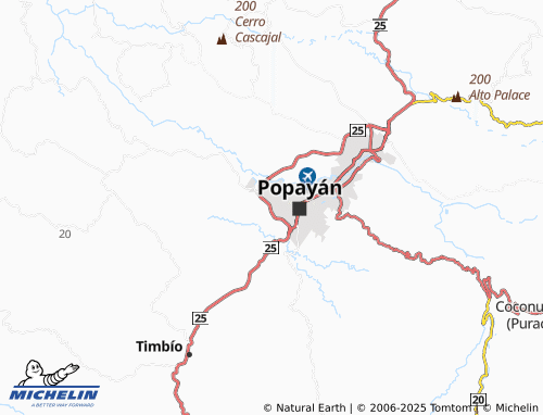 MICHELIN La Libertad map - ViaMichelin