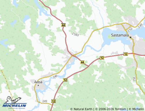 MICHELIN-Landkarte Kiikka - ViaMichelin