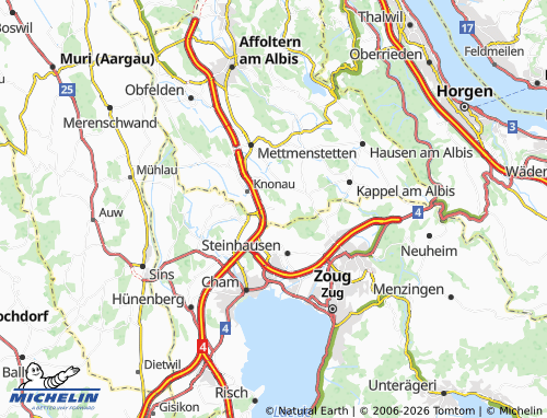 Mapa MICHELIN Baaregg - ViaMichelin