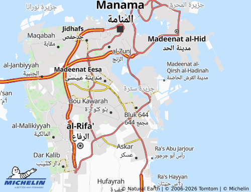 Mappa MICHELIN Sanad - ViaMichelin