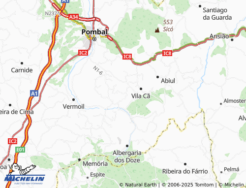 MICHELIN Casal da Rosa map - ViaMichelin