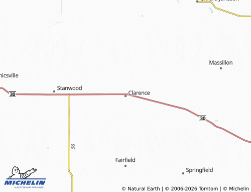 Mappa MICHELIN Clarence - ViaMichelin