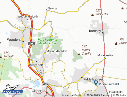 MICHELIN Cherokee map - ViaMichelin
