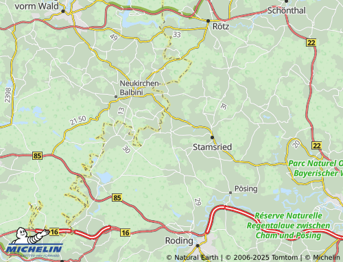 Mapa MICHELIN Friedersried - ViaMichelin