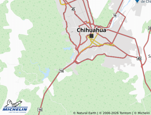 Mapa MICHELIN Hidalgo - ViaMichelin