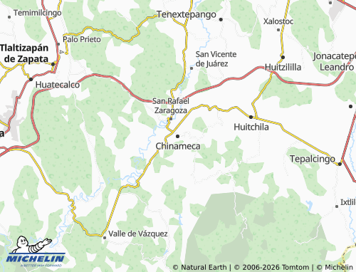 Carte MICHELIN Chinameca - ViaMichelin