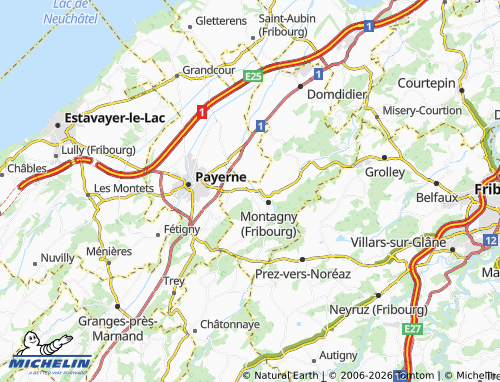 MICHELIN Cousset map - ViaMichelin