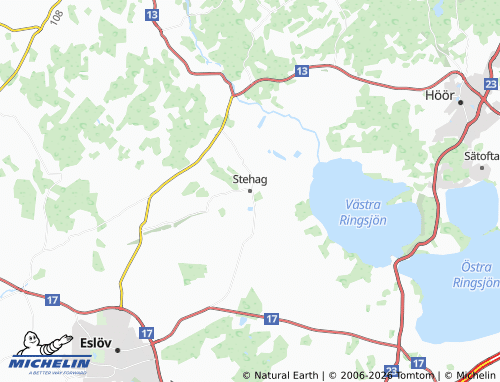 MICHELIN Stehag map - ViaMichelin