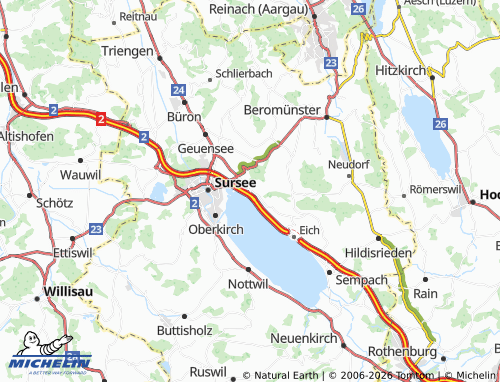 Mappa MICHELIN Schenkon - ViaMichelin