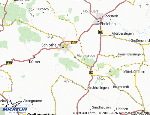 MICHELIN Marolterode map - ViaMichelin