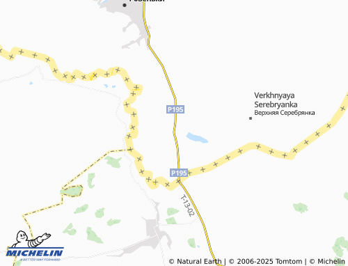 MICHELIN Nizhnyaya Serebryanka map - ViaMichelin