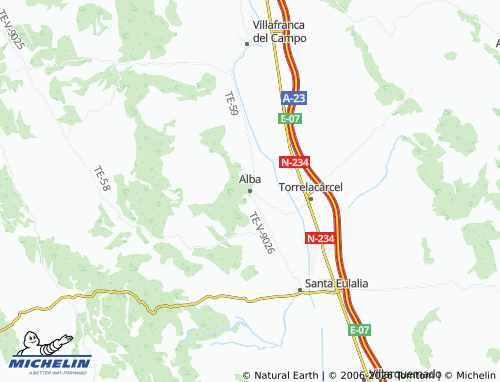 MICHELIN Alba map - ViaMichelin