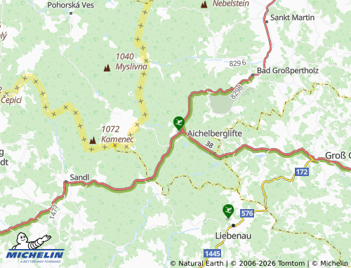 MICHELIN Karlstift map - ViaMichelin