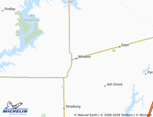 Mapa MICHELIN Windsor - ViaMichelin