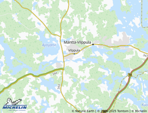 Kaart MICHELIN Parkkivuori - ViaMichelin