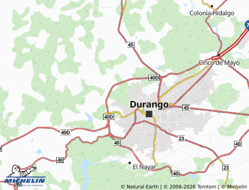 MICHELIN Juan Francisco Salazar map - ViaMichelin