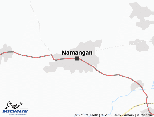 MICHELIN Namangan map - ViaMichelin