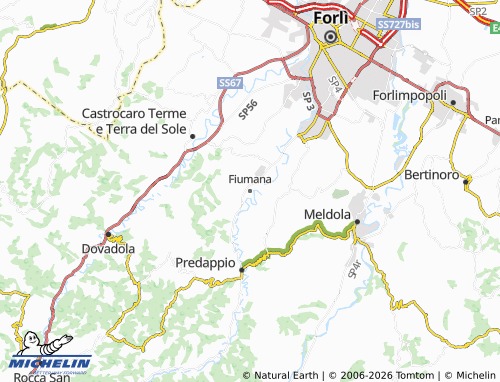 Mappa MICHELIN Fiumana - ViaMichelin