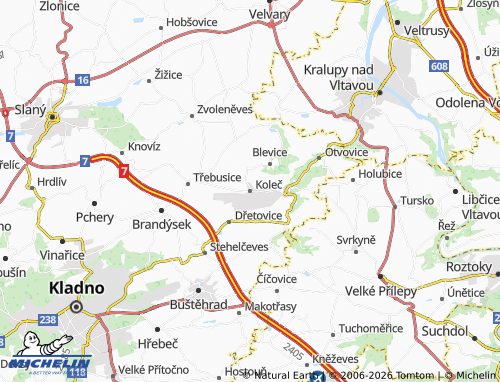 Mappa MICHELIN Koleč - ViaMichelin