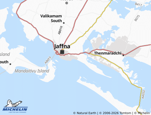 Mappa MICHELIN Nedunkulam - ViaMichelin