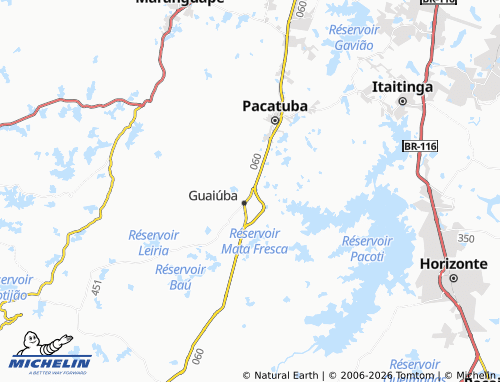 MICHELIN Helder Eduardo Bezerra map - ViaMichelin