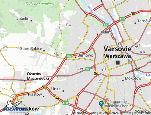 Mappa MICHELIN Bemowo - ViaMichelin