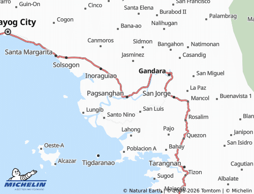 MICHELIN Pagsanghan map - ViaMichelin