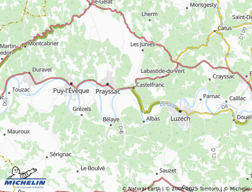 Mapa MICHELIN Les Peyrières - ViaMichelin