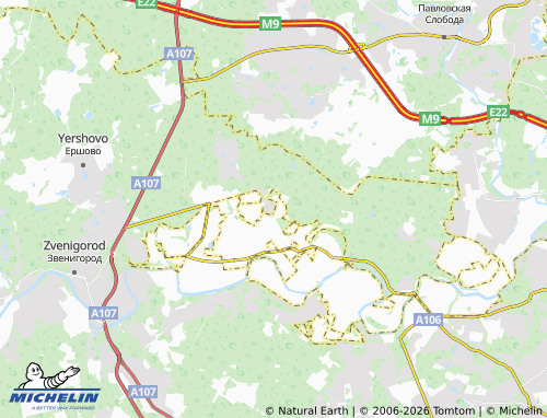 Carte MICHELIN Palitsy - ViaMichelin