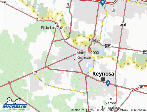 MICHELIN José María Morelos map - ViaMichelin