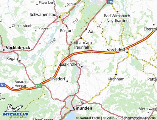 MICHELIN-Landkarte Lüftenegg - ViaMichelin
