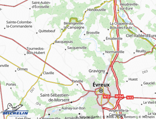 MICHELIN Le Mesnil-Fuguet map - ViaMichelin