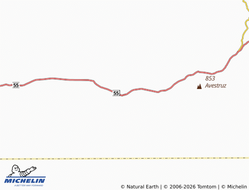 MICHELIN Lago Blanco map - ViaMichelin