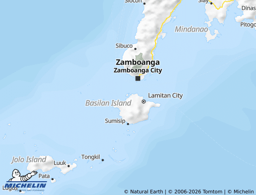 MICHELIN Basilan map - ViaMichelin