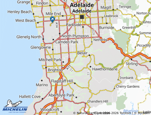MICHELIN Pasadena map - ViaMichelin