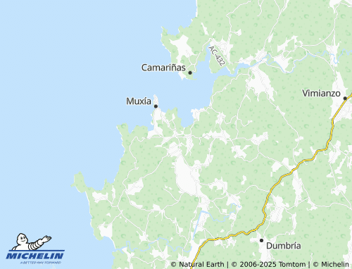 MICHELIN Moraime (San Xulián) map - ViaMichelin
