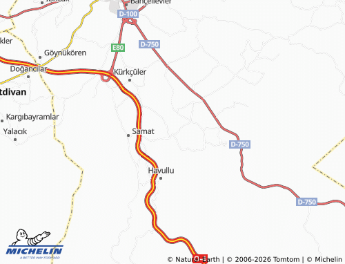 Mappa MICHELIN Tatlar - ViaMichelin