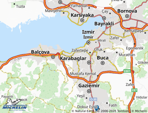 MICHELIN Adnan Süvari map - ViaMichelin