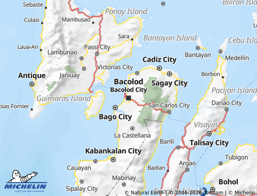 MICHELIN Negros Occidental map - ViaMichelin