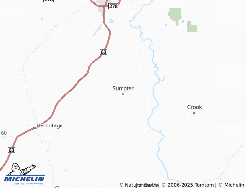 MICHELIN Sumpter map - ViaMichelin