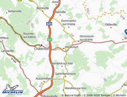 Mappa MICHELIN Houécourt - ViaMichelin