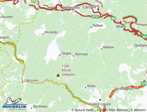 Mapa MICHELIN Bormida - ViaMichelin