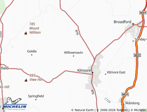 Carte MICHELIN Willowmavin - ViaMichelin