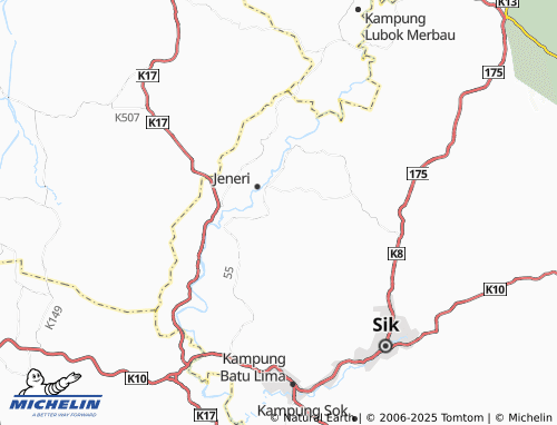 MICHELIN Kampung Whatt map - ViaMichelin