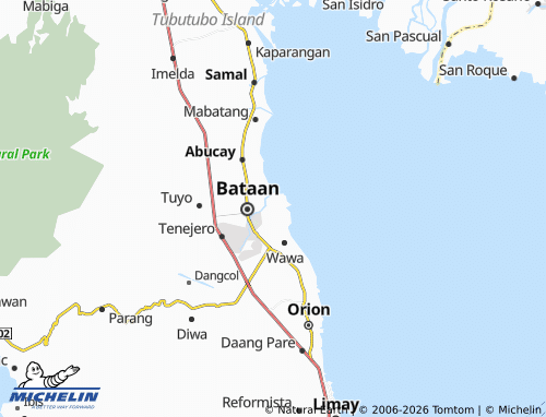 MICHELIN Puerto Rivas Ibaba map - ViaMichelin