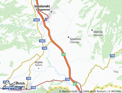 MICHELIN Levunovo map - ViaMichelin