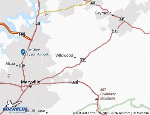 Mapa MICHELIN Wildwood - ViaMichelin