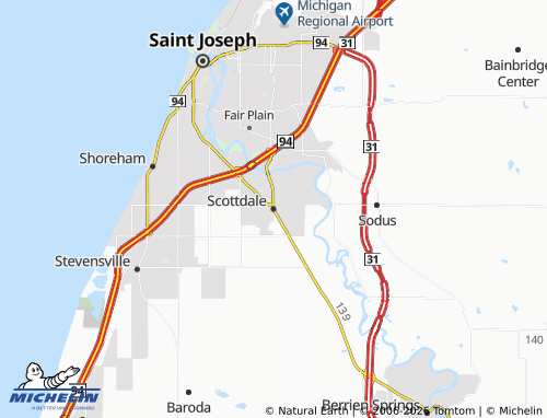 Mappa MICHELIN Scottdale - ViaMichelin